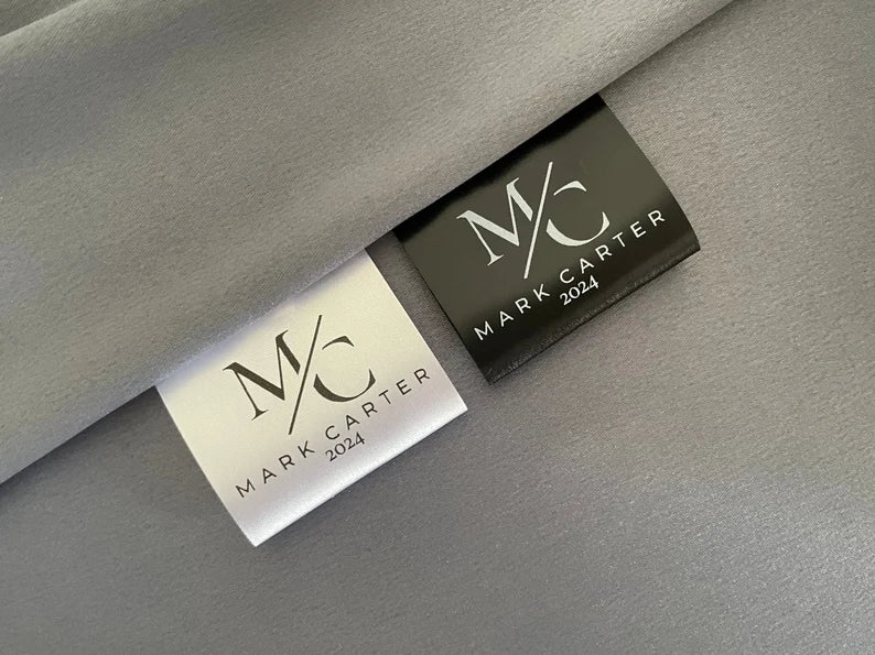 étiquette textile cousue