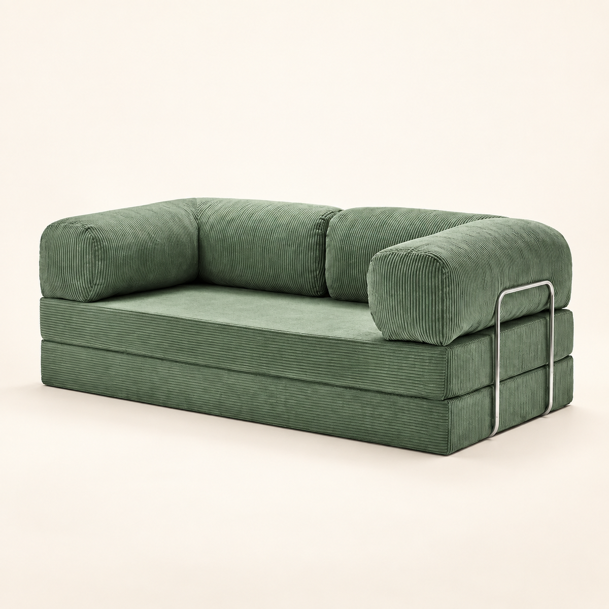 Sofa In Box Compressed Vacuum Sealed Packed Convertible Sponge Fabric Teddy Sofa Bed Couch Modern Teddy Sofa — visuel sans marque